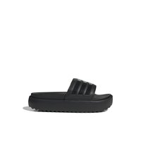 Main view of Black Adiplat-tg Slide Athletic Sandals for women. 