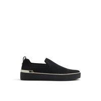 Main view of Black/Black Alaria Slip-on for women. 