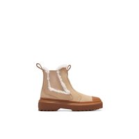 Main view of Beige Chelsea-jg Ankle Boots for women. 