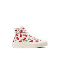 Main view of White Multi Cherryhi-tg High Top Sneakers for women. 