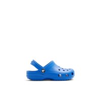 Vue principale des Sabots d'eaus couleur Bleu Clog-jb pour femme. 