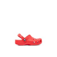 Vue principale des Sabots d'eaus couleur Rouge Clog-jb pour femme. 