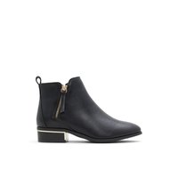 Main view of Black Creaa Ankle Boots for women. 