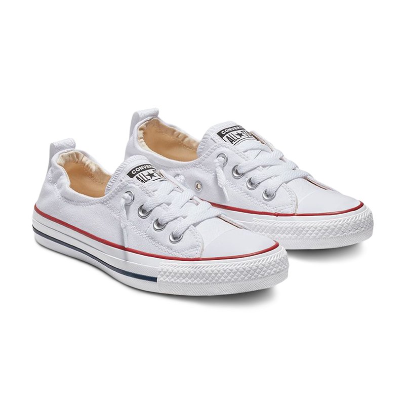 White converse flats on sale