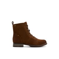 Main view of Brown Elaledar Ankle Boots for women. 