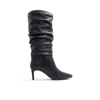 Main view of Black Ethigolle Mid-Calf Boots for women. 