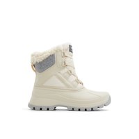 Main view of Other Beige Fury Mid-Calf Boots for women. 