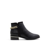 Main view of Black Gilrey Ankle Boots for women. 