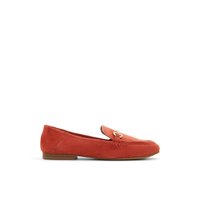 Main view of Red Gulg Loafers for women. 