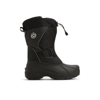 Main view of Black Icey Mid-Calf Boots for men. 