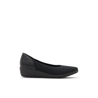 Main view of Black Koawien Slip-on for women. 