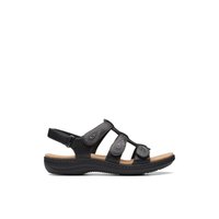 Main view of Black Laurieanvine Ankle & T-Strap Sandals for women. 