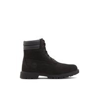 Main view of Black Linden woods Ankle Boots for women. 