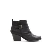 Main view of Black Pigar Ankle Boots for women. 