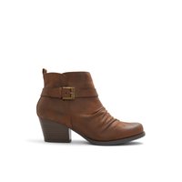 Main view of Medium Brown Pigar Ankle Boots for women. 