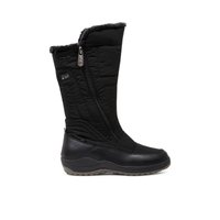 Main view of Black Purdy Mid-Calf Boots for women. 