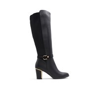 Main view of Black Rheildan Knee-high Boots for women. 