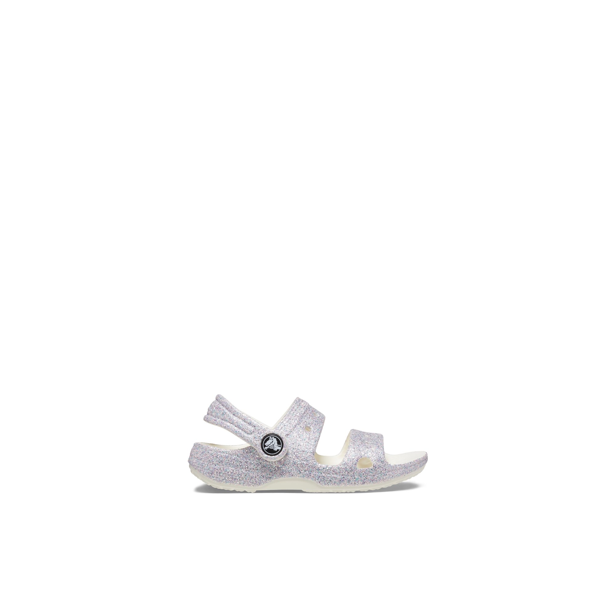 Crocs Sandcroc-ig - Sandales pour filles toutes-petites - Argent Mélange de Matière