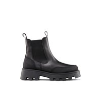 Main view of Black Shani Ankle Boots for women. 