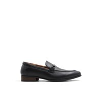 Main view of Black Sherman Slip-on for men. 