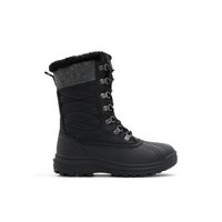 Main view of Black Ville Winter Boots for women. 