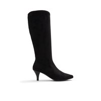 Main view of Black Zilar Knee-high Boots for women. 